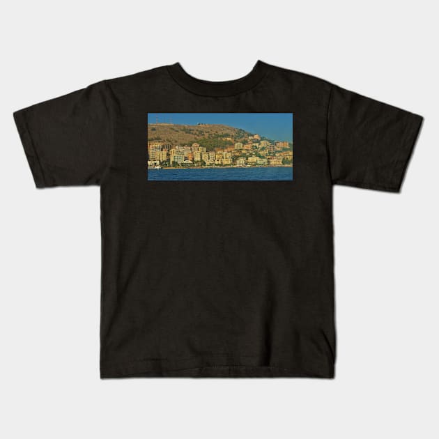 A View of Albania Kids T-Shirt by golan22may